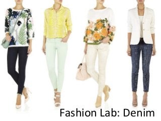 Fashion Lab: Denim
 