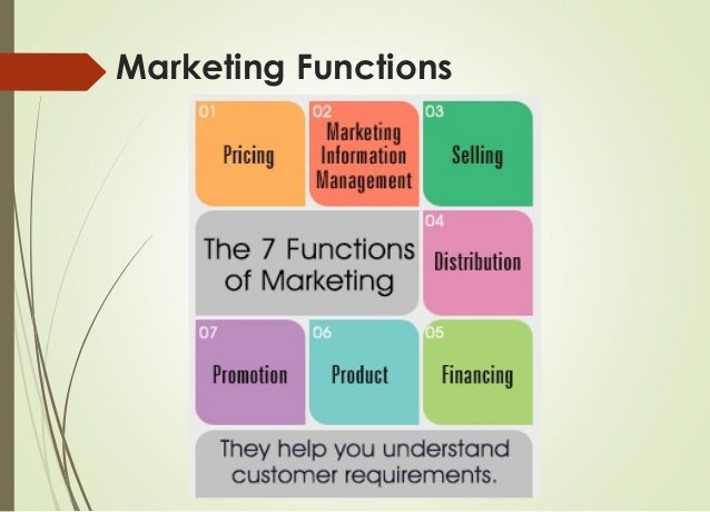 marketing functions
