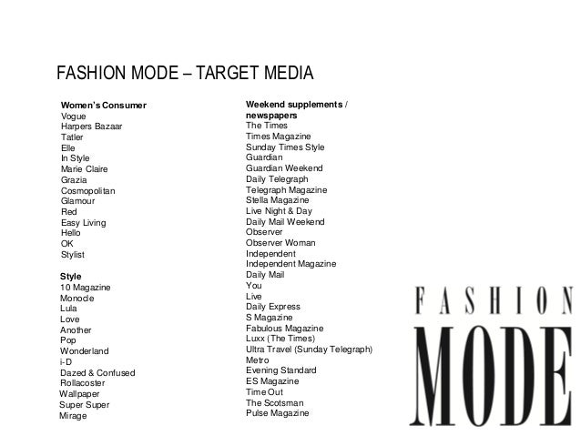 Fashion PR Company London - Fashion Mode - fashionmode.co.uk
