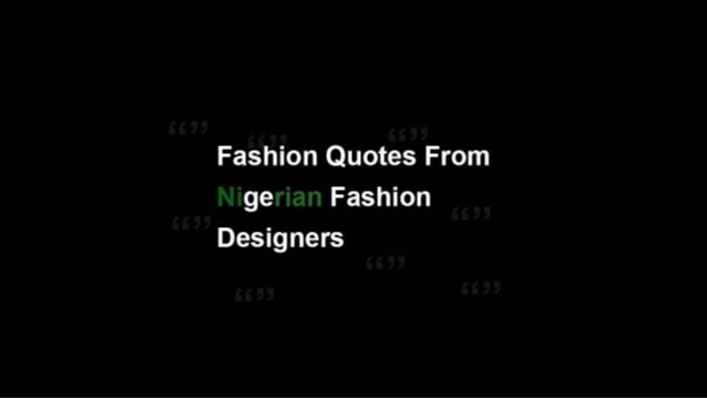 nigerian fashion designers websites
