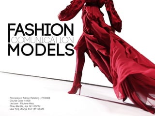 Fashion retailing models era gp3 ppt