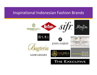 Inspirational Indonesian Fashion Brands
 