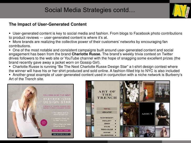 Fashion Industry and Social Media