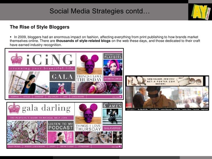 Fashion Industry and Social Media