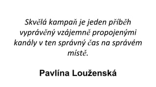 ě ň ř ě
ě ě
č
ě
Pavlína Louženská
 