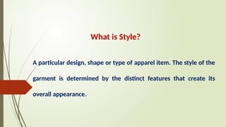 Fashion Terminology, fashion designing, fashion | PPTX