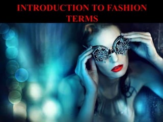 Fashion terminology 