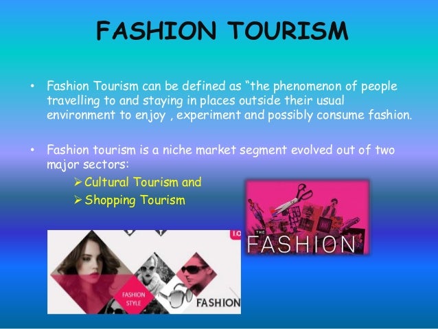 fashion tourism study