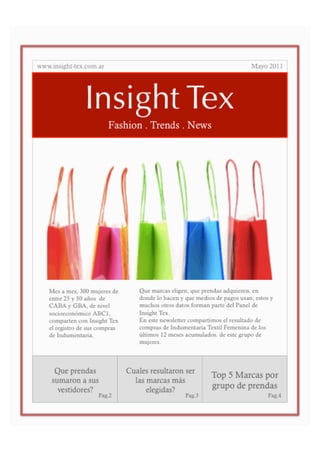 www.insight-tex.com.ar   Mayo 2011
 