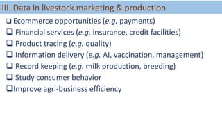 Unleashing the power of data in transforming livestock agriculture in Ethiopia 