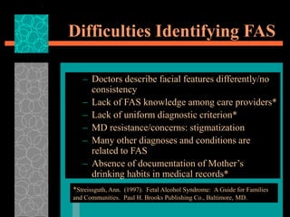 Fetal Alcohol Syndrome and Characteristics Powerpoint | PPT