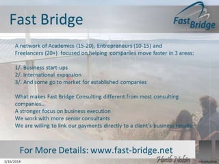 Fast Bridge Story | PPT