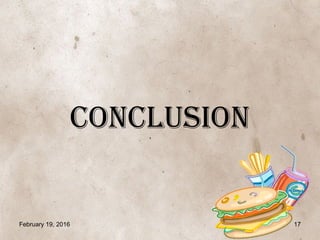 conclusion
February 19, 2016 17
 