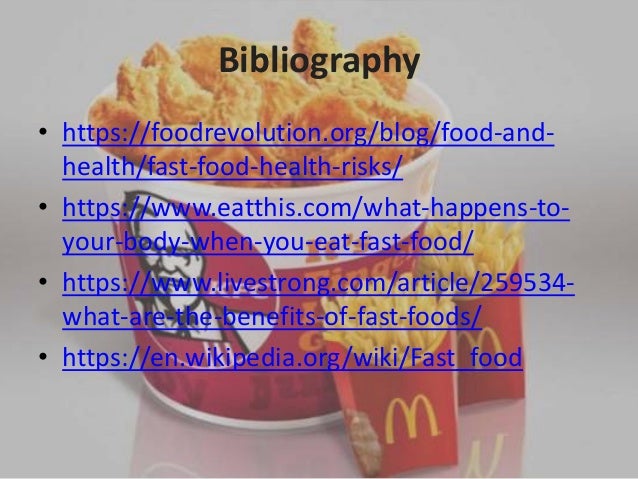 Fast Food Benefits And Health Risks