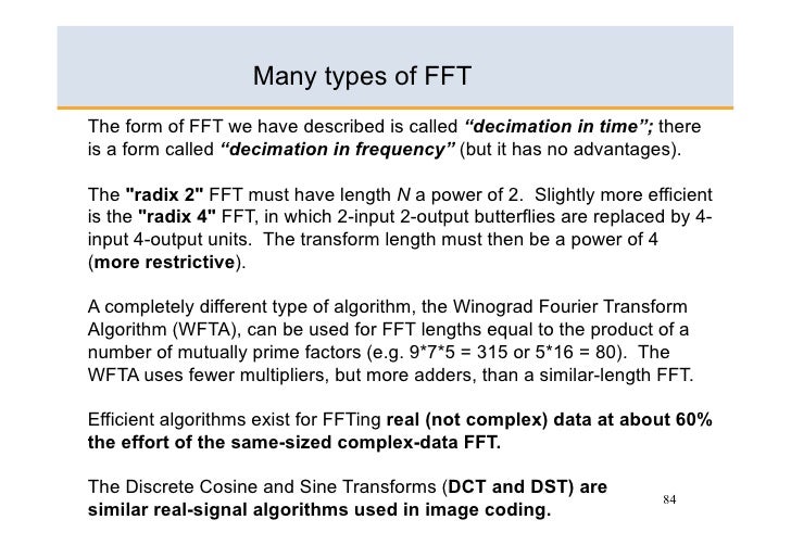 Fast Fourier Transform