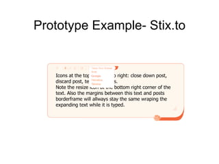 Prototype Example- Stix.to
 
