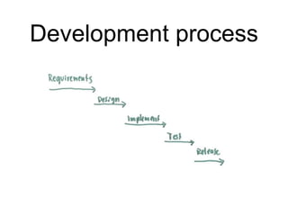 Development process
 