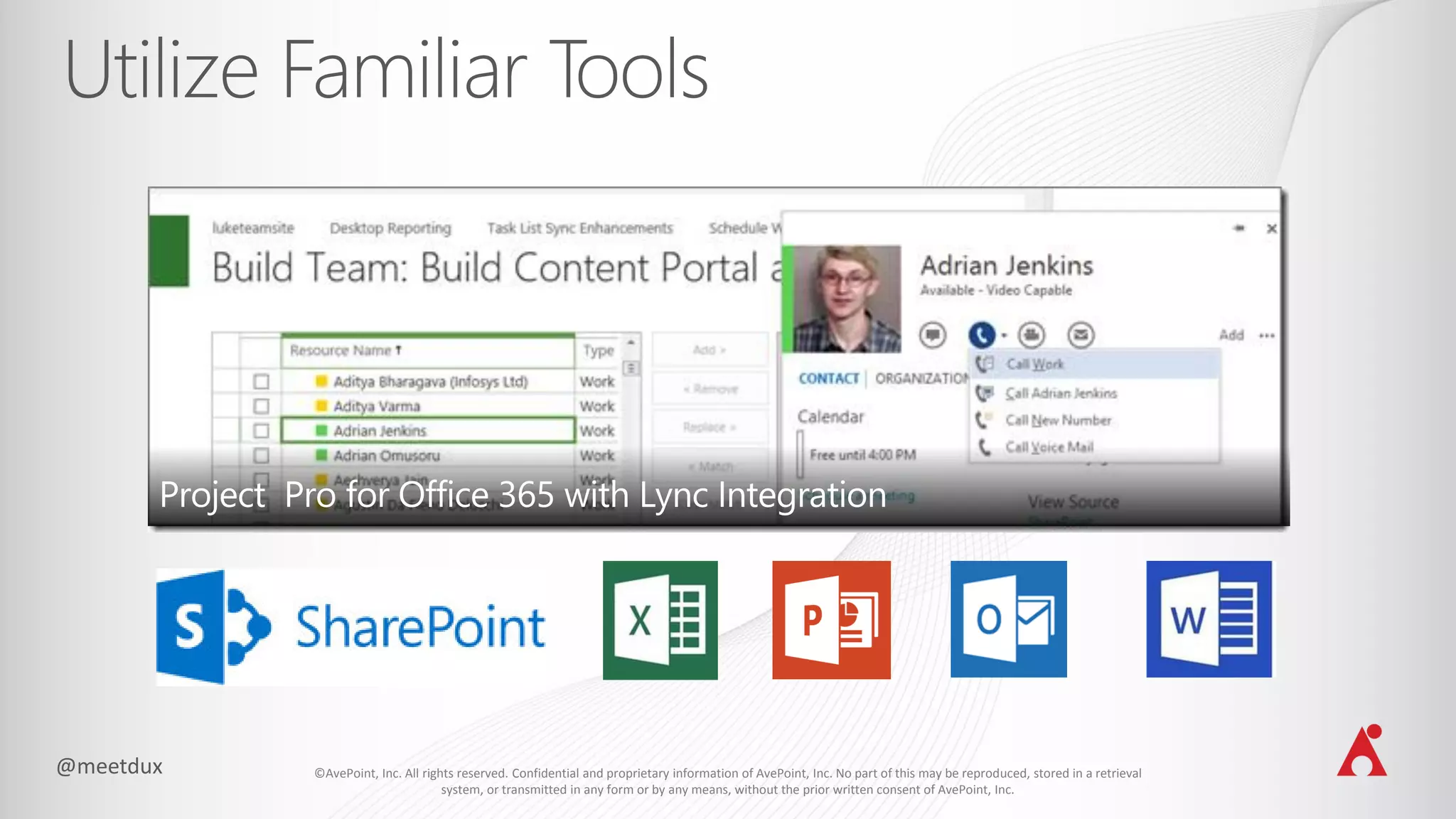 ©AvePoint, Inc. All rights reserved. Confidential and proprietary information of AvePoint, Inc. No part of this may be reproduced, stored in a retrieval
system, or transmitted in any form or by any means, without the prior written consent of AvePoint, Inc.
 