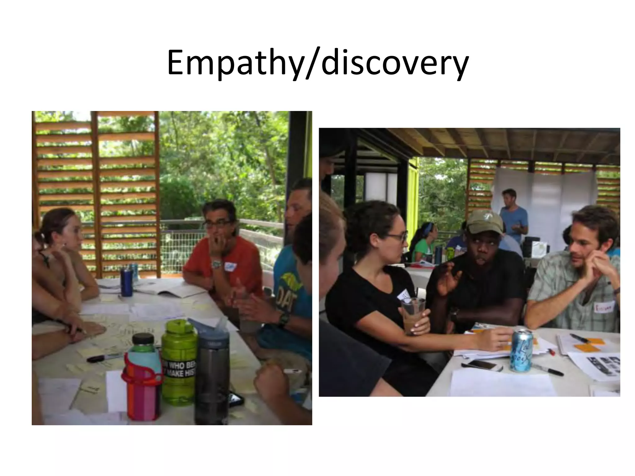Empathy/discovery	
  

 