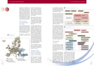 EASA - A NEW REGULATORY AUTHORITY FOR EUROPEAN AVIATION                                                                                                                             EASA - A NEW REGULATORY AUTHORITY FOR EUROPEAN AVIATION




                                                inspections to be conducted in the     composed of all professions con-         any airworthiness directive affect-
                                                                                                                                                                            EASA organization, the main factors
                                                member states to check the uni-        cerned - the advisory board, has         ing a product and any design orga-
                                                form implementation of the regula-     been established and is being con-       nization approval or change thereof
                                                tions in Europe. Some of the tasks     sulted regularly by the manage-          are now approved under the direct
                                                related to the implementation of       ment board prior to decisions            responsibility of the agency.
                                                regulations remain with National       affecting interested parties. The
                                                Aviation Administrations (NAAs),       advisory board may also formulate        During the transition phase, until
                                                which requires a sharing of respon-    positions, requests or proposals on      the agency has built up sufficient
                                                sibilities between the agency and      its own initiative.                      in-house resources and expertise to
                                                these administrations. A summary                                                carry out these tasks entirely on its
                                                of what the agency will or will not    While recourse to the EU Court of        own, EASA will rely on the NAAs
                                                do and the sharing of responsibili-    Justice always remains possible in       which will provide assistance to
                                                ties is provided on pages 12 and 13.   case of disagreement with an             ensure the continuity of certifica-
                                                                                       EASA decision, a board of appeal         tion tasks during the establishment
                                                                                       is established as a built-in appeal      phase of EASA. EASA and the
                                                The structure                          process, which provides for a faster     NAAs are accordingly negotiating
                                                and organization                       resolution of disputes by indepen-       contractual outsourcing arrange-
                                                                                       dent experts.                            ments for this purpose.
                                                of EASA
                                                EASA is controlled by a manage-        The EASA executive director was          EASA has joined the JAA organiza-
                                                ment board, which comprises repre-     recruited in September 2003 by the       tion as a member and will represent
                                                                                                                                                                            EASA organization chart
                                                sentatives from each of the 25 EU      management board, which also             EU member states in the JAA sys-
                                                member states, from the European       endorsed the nominations of the          tem, which is still developing oper-
                                                Commission and from observers          four directors heading the agency's      ations and crew licensing rules
                                                (non EU member states having           main functions (certification, rule-     (pending taking over of these
                                                negotiated agreements with the EU).    making, quality & standardization        aspects by EASA). JAA member
                                                See EASA membership figure.            and administrative) on his proposal.     states will accept EASA certifica-
                                                                                       EASA is currently pursuing a             tions and adopt the same require-
                                                In accordance with the Basic           recruitment and staffing campaign        ments, to avoid any duplication or
          EASA membership                       Regulation, a consultative body        for its four directorates, and it is     divergence. A contract between the
                                                                                       expected that, after having reached      two organizations also allows
                                                                                       a level of around 100 staff at the end   EASA to rely on the expertise and
                                                                                       of 2004, the agency will expand its      experience of the JAA central office
                                                                                       resources to around 200 staff by the     for a number of regulatory tasks.
                                                                                       end of 2005. The agency's final
                                                                                       level of staffing should be reached
                                                                                       at the end of 2006 (assumed to be        The funding
                                                                                       approximately 300 persons).              of EASA
                                                                                       The EASA headquarters moved to           The Basic Regulation stipulates
                                                                                       Köln in Germany in November              that EASA’s budget will be funded
                                                                                       2004 and the agency's organization       by resources provided by a contri-
                                                                                       and structure are summarized in          bution from the EU and by charges
                                                                                       the figure on the right.                 levied from applicants to cover the
                                                                                                                                costs related to its certification and
                                                                                                                                oversight tasks.
                                                                                       Transition and
                                                                                       relations between                        The EASA fees and charges sys-           charging systems in each of the
                                                                                                                                tem is the subject of a specific reg-    member states (from free of charge
                                                                                       former JAA/NAAs                          ulation, which has been adopted by       to full cost recovery from appli-
                                                                                       system and EASA                          the European Commission. In              cants). An agreement has therefore
                                                                                                                                doing so, the Commission has been        been reached with the advisory
                                                                                       EASA has taken over member               faced with the difficulty of evaluat-    board that the EASA fee structure
                                                                                       States responsibility for issuing        ing the future workload involved         and levels will be reconsidered
                                                                                       certificates for aeronautical            for a number of tasks, and with the      annually during the first 4 years.
                                                                                       products and organizations. This         impossibility of making credible         This will be done against the
                                                                                       means that since 28 September            comparisons with the previous            results of a detailed analytical
FAST 37




                                                                                                                                                                                                                                                         FAST 37
                                                                                       2003, any product design, any            situation characterized by com-          accounting system, to examine
                                                                                       modification or repair to a product,     pletely different cost recovery and      the balance between tasks and
 14                                                                                                                                                                                                                                                     15
 