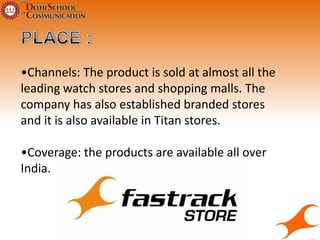 Brand Presentation Fastrack Watches PPT Free Download