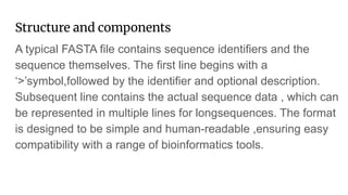 FASTA FORMAT .pptx fasta fasta bioinformatics | PDF