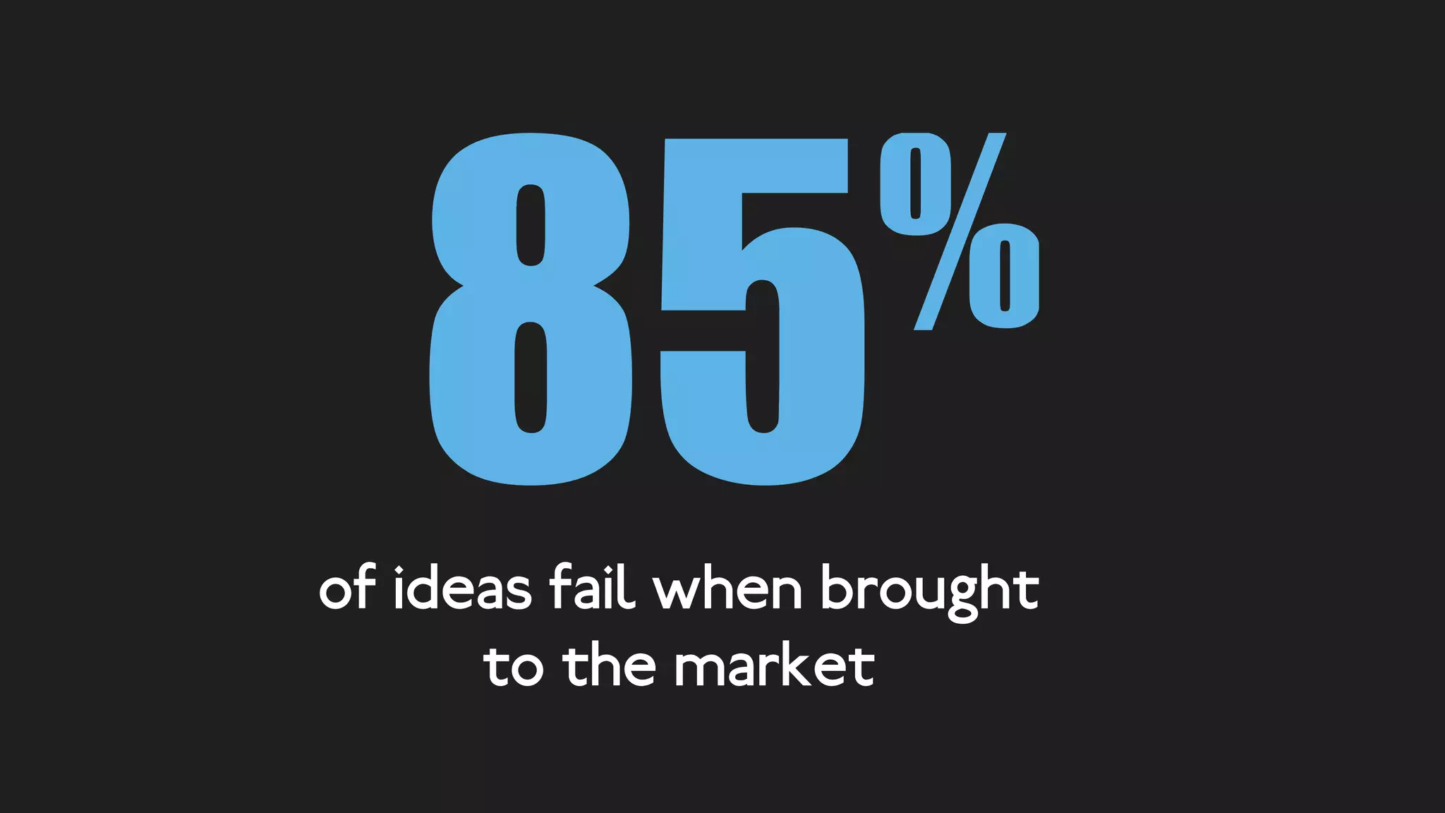 of their customers
would agree
of companies think
they had a major
innovation in the
last 6 months.
 
