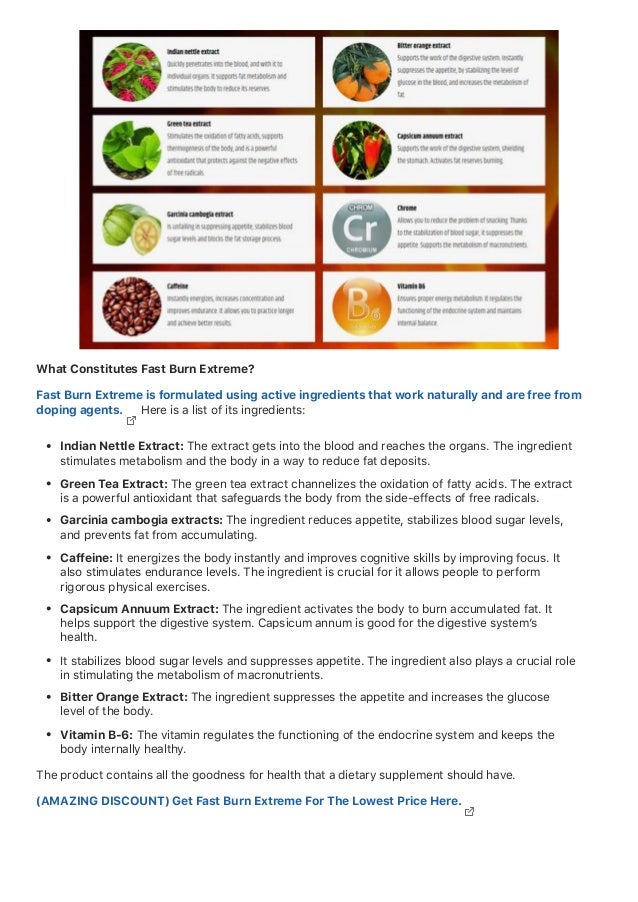 Fast burn extreme review effective fat burner supplement