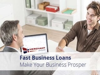 Fast Business Loans from Merchant Advisors 