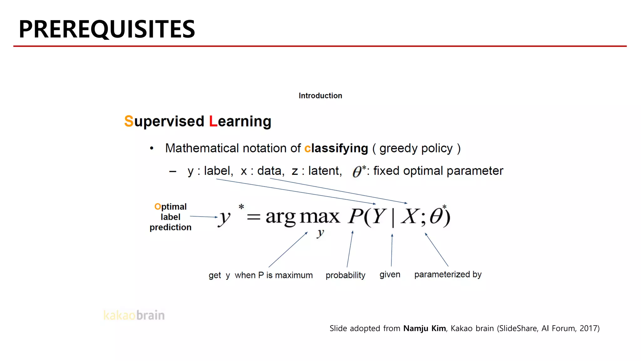 PREREQUISITES
Slide adopted from Namju Kim, Kakao brain (SlideShare, AI Forum, 2017)
 