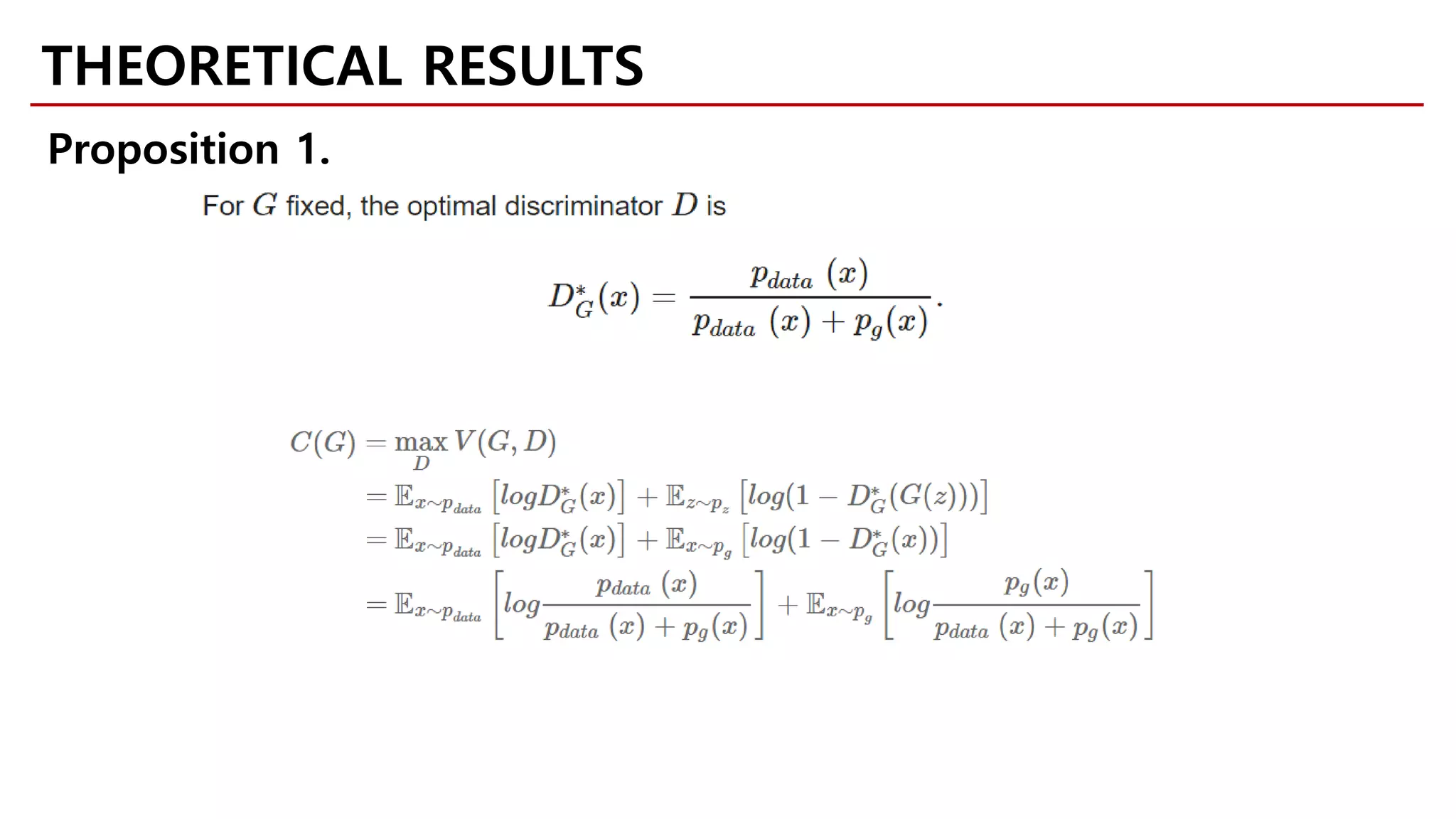 THEORETICAL RESULTS
Proposition 1.
 
