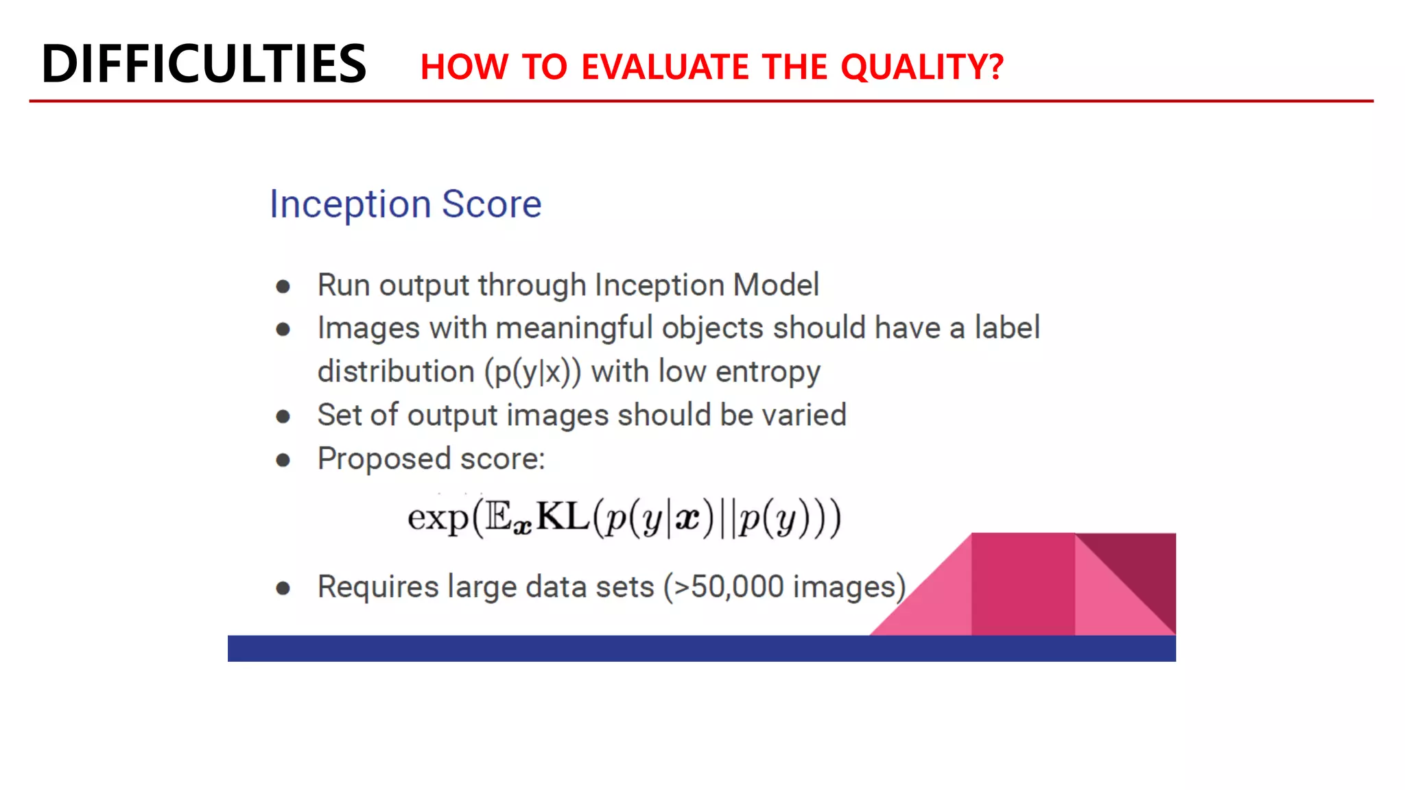 DIFFICULTIES HOW TO EVALUATE THE QUALITY?
 