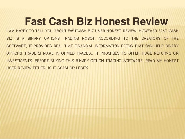 Binary fast cash review