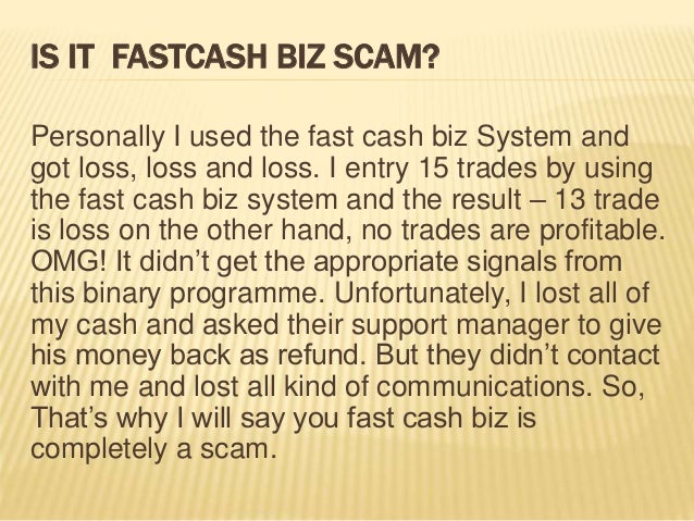 Binary fast cash review