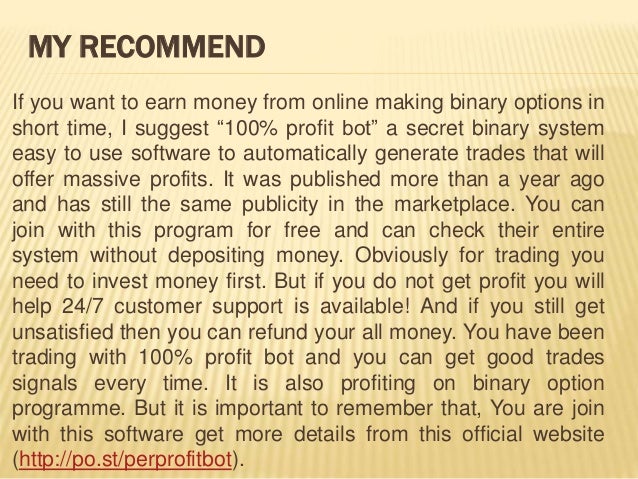 Quick cash system binary options review