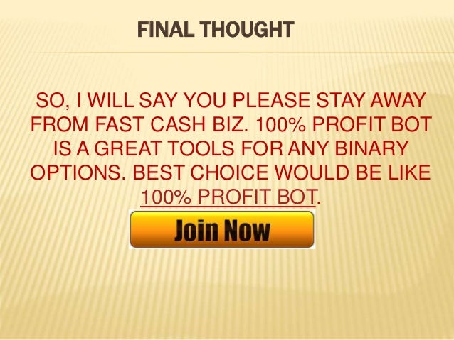 Binary fast cash review