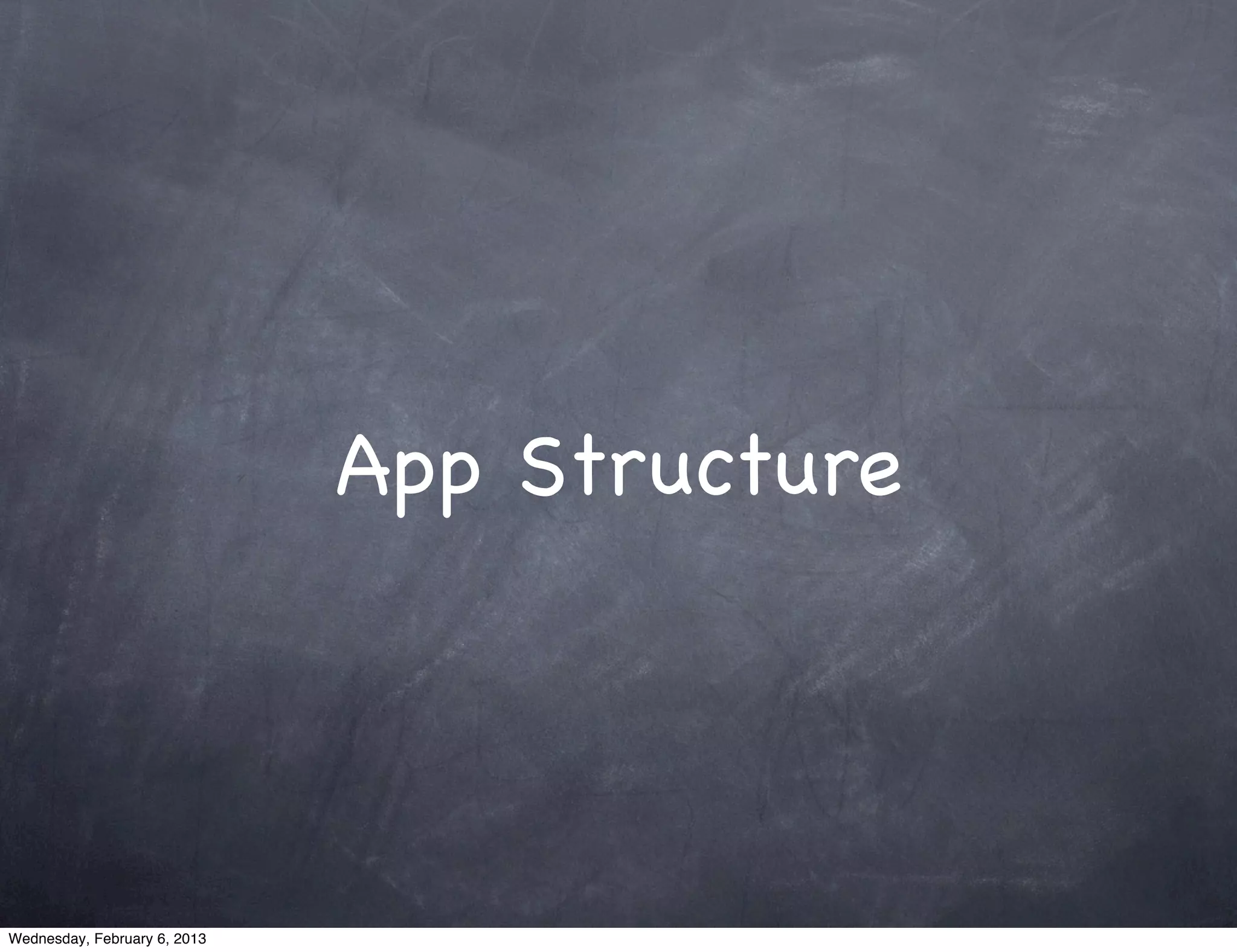 App Structure




Wednesday, February 6, 2013
 