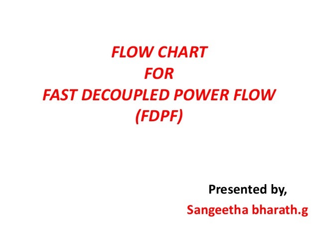 Fast Decoupled Load Flow Method Flow Chart
