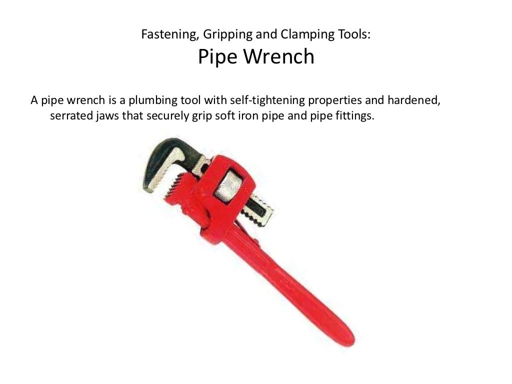 Fastening gripping and clamping tools revised