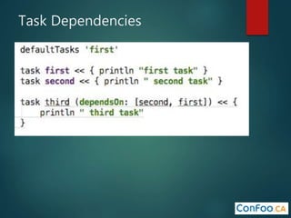 Task Dependencies
 