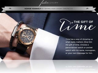 Fasterluxury the gift of time 
