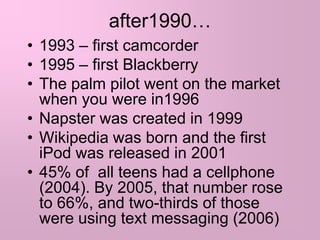 1949 – first pager/beeper