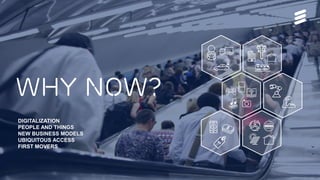 Faster to 5G | 15-02-2017
Why NOW?
DIGITALIZATION
PEOPLE AND THINGS
NEW BUSINESS MODELS
UBIQUITOUS ACCESS
FIRST MOVERS
 