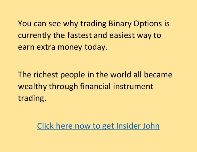 Easiest way to make money trading options