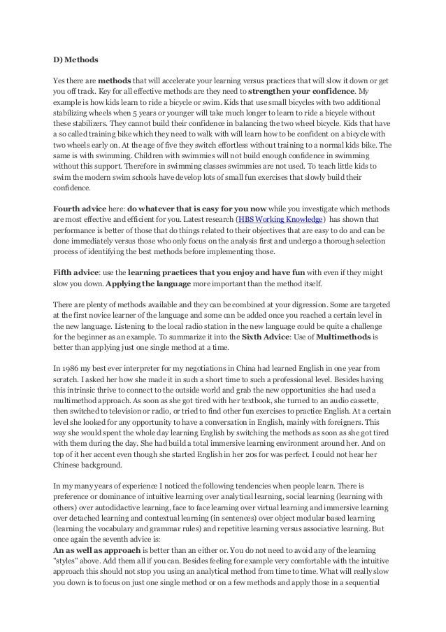 Marriage Essay Papers High School Narrative Essay also Thesis Statement Argumentative Essay The Fastest Ways To Learn Any New Language Mental Health Essay