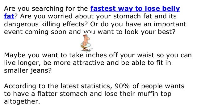 Best Way To Lose Belly Fat For Women