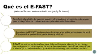 Fast (Focused assessment with sonography for trauma) | PDF