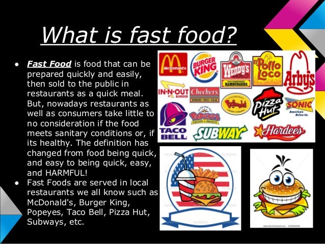 Essay fast food unhealthy