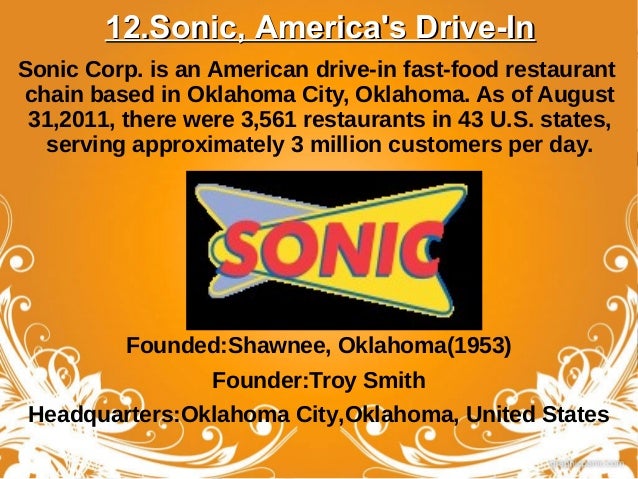 Fast Food Restaurants In Shawnee Oklahoma Fast Food Restaurants In Shawnee Oklahoma