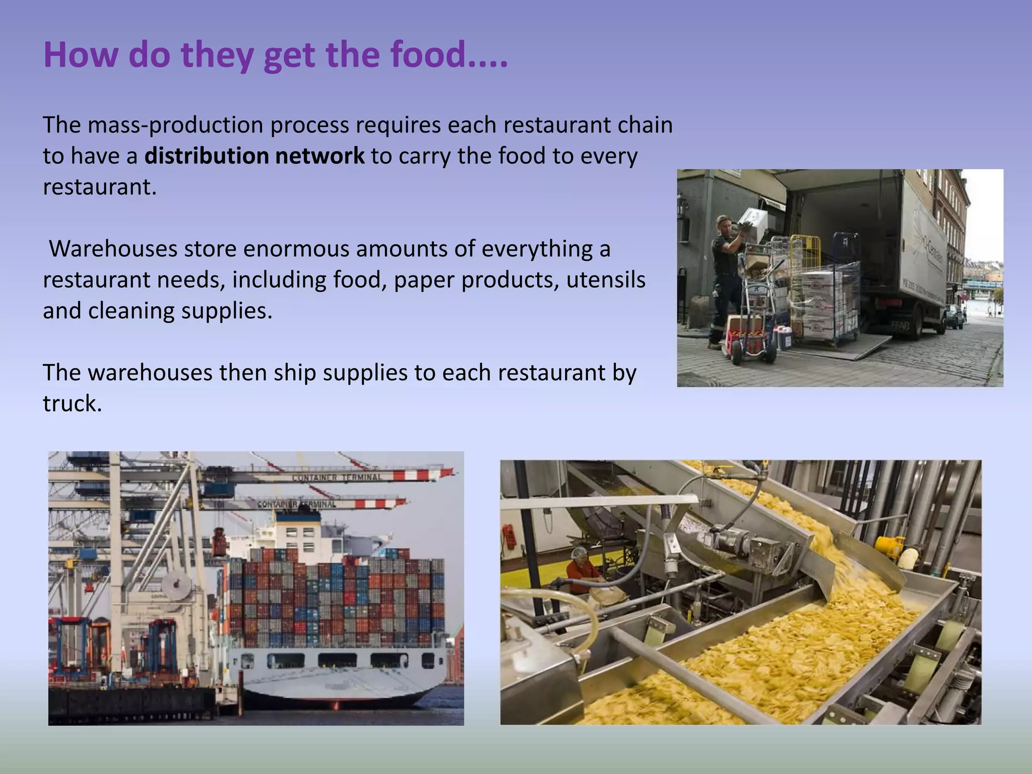 A dressing station where people added the same condiments to every burger